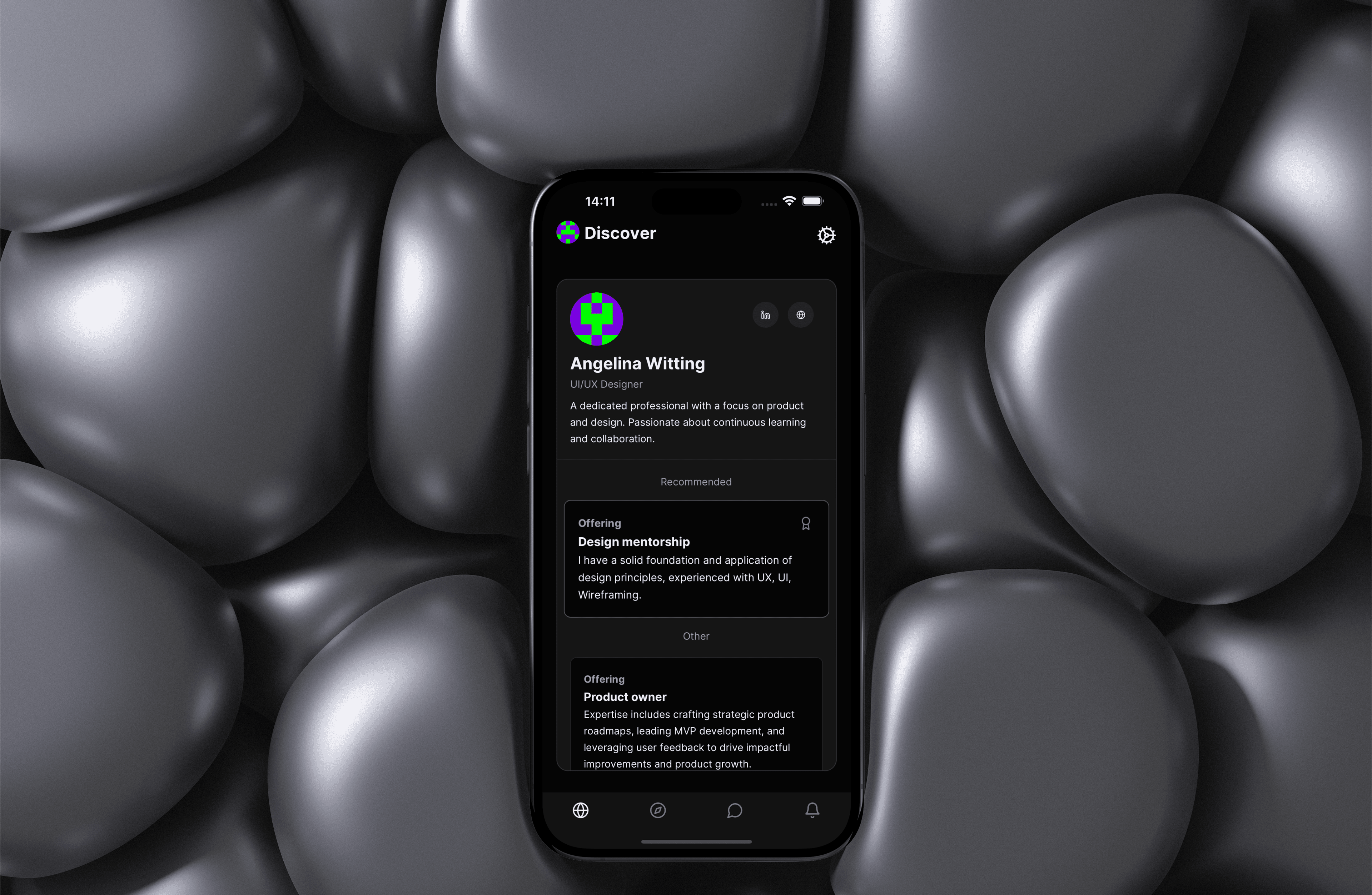 Download our app on iOS and Android